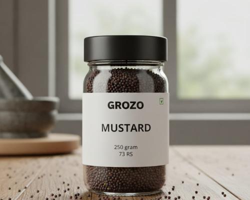 Mustard Seeds – Whole Black Mustard For Cooking & Seasoning | 250g | Premium Kerala Spice img